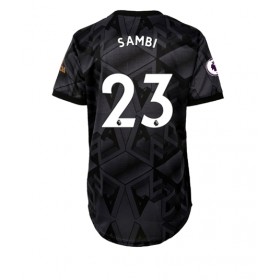 Damen Fußballbekleidung Arsenal Albert Sambi Lokonga #23 Auswärtstrikot 2022-23 Kurzarm